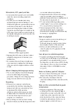 Preview for 6 page of Sony DCRSR68ES Operating Manual