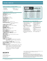 Preview for 2 page of Sony DCRTRV250 - Digital8 Camcorder With 2.5" LCD Specifications