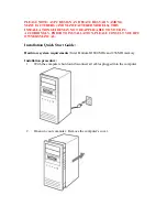 Предварительный просмотр 1 страницы Sony DDU1681S Installation & Quick Start Manual