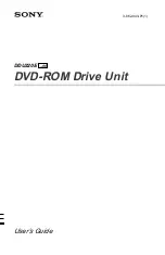 Sony DDU220E User Manual preview