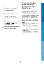 Preview for 49 page of Sony DEV-3 Digital Recording Binoculars Handbook