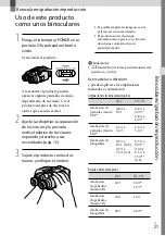 Preview for 189 page of Sony DEV-3 Digital Recording Binoculars Operating Manual