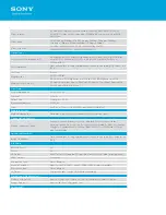 Preview for 3 page of Sony DEV-50 Specifications