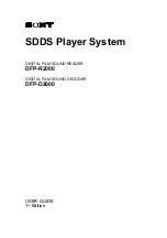 Preview for 2 page of Sony DFP-R2000 User Manual