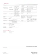 Предварительный просмотр 8 страницы Sony DFS-500 Brochure & Specs