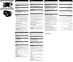 Предварительный просмотр 2 страницы Sony DH1730 Operating Instructions