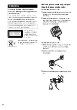 Preview for 2 page of Sony DHC-AZ1D Operating Instructions Manual
