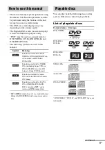 Preview for 5 page of Sony DHC-AZ1D Operating Instructions Manual