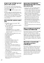 Preview for 6 page of Sony DHC-AZ1D Operating Instructions Manual