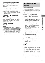 Preview for 31 page of Sony DHC-AZ1D Operating Instructions Manual