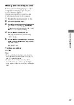 Preview for 33 page of Sony DHC-AZ1D Operating Instructions Manual