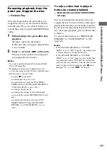 Preview for 23 page of Sony DHC-AZ2D Operating Instructions Manual