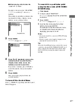 Предварительный просмотр 37 страницы Sony DHC-AZ2D Operating Instructions Manual