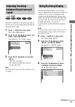 Предварительный просмотр 41 страницы Sony DHC-AZ2D Operating Instructions Manual