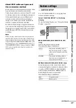 Preview for 45 page of Sony DHC-AZ2D Operating Instructions Manual