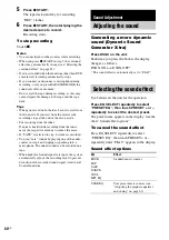 Preview for 60 page of Sony DHC-AZ2D Operating Instructions Manual