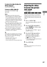 Preview for 57 page of Sony DHC-AZ33D Operating Instructions Manual