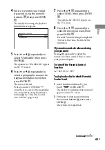 Preview for 61 page of Sony DHC-AZ33D Operating Instructions Manual