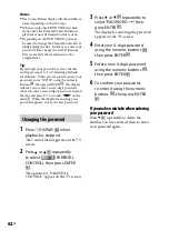 Preview for 62 page of Sony DHC-AZ33D Operating Instructions Manual