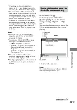 Preview for 101 page of Sony DHC-AZ33D Operating Instructions Manual