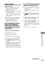 Preview for 119 page of Sony DHC-AZ33D Operating Instructions Manual