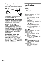 Preview for 124 page of Sony DHC-AZ33D Operating Instructions Manual