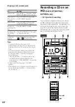 Предварительный просмотр 18 страницы Sony DHC-EX770MD Operating Instructions Manual