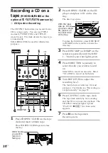 Предварительный просмотр 20 страницы Sony DHC-EX770MD Operating Instructions Manual