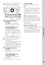 Preview for 27 page of Sony DHC-EX770MD Operating Instructions Manual