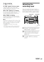 Предварительный просмотр 37 страницы Sony DHC-EX770MD Operating Instructions Manual