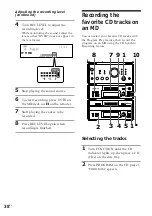 Preview for 38 page of Sony DHC-EX770MD Operating Instructions Manual