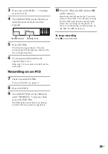 Preview for 39 page of Sony DHC-EX770MD Operating Instructions Manual