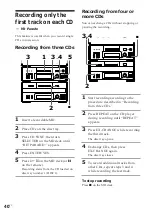 Preview for 40 page of Sony DHC-EX770MD Operating Instructions Manual