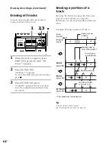 Предварительный просмотр 46 страницы Sony DHC-EX770MD Operating Instructions Manual