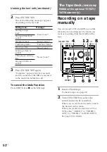 Preview for 52 page of Sony DHC-EX770MD Operating Instructions Manual