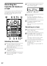 Предварительный просмотр 54 страницы Sony DHC-EX770MD Operating Instructions Manual