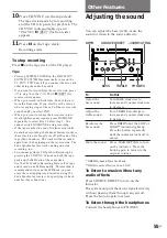 Preview for 55 page of Sony DHC-EX770MD Operating Instructions Manual