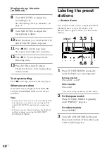 Предварительный просмотр 58 страницы Sony DHC-EX770MD Operating Instructions Manual