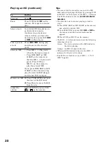 Предварительный просмотр 20 страницы Sony DHC-EX880MD Operating Instructions Manual