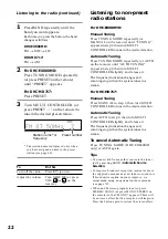 Preview for 22 page of Sony DHC-EX880MD Operating Instructions Manual