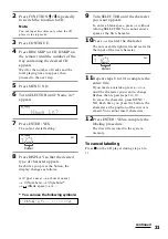 Preview for 31 page of Sony DHC-EX880MD Operating Instructions Manual