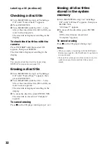 Preview for 32 page of Sony DHC-EX880MD Operating Instructions Manual