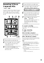 Предварительный просмотр 41 страницы Sony DHC-EX880MD Operating Instructions Manual