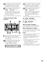 Предварительный просмотр 45 страницы Sony DHC-EX880MD Operating Instructions Manual