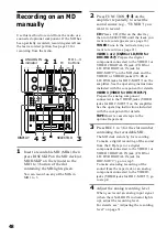 Предварительный просмотр 48 страницы Sony DHC-EX880MD Operating Instructions Manual