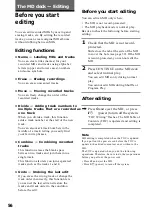 Preview for 56 page of Sony DHC-EX880MD Operating Instructions Manual