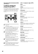 Предварительный просмотр 72 страницы Sony DHC-EX880MD Operating Instructions Manual