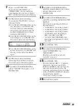 Preview for 77 page of Sony DHC-EX880MD Operating Instructions Manual