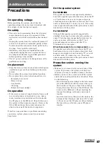 Preview for 87 page of Sony DHC-EX880MD Operating Instructions Manual