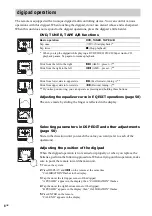 Preview for 8 page of Sony DHC-FLX5D Operating Instructions Manual